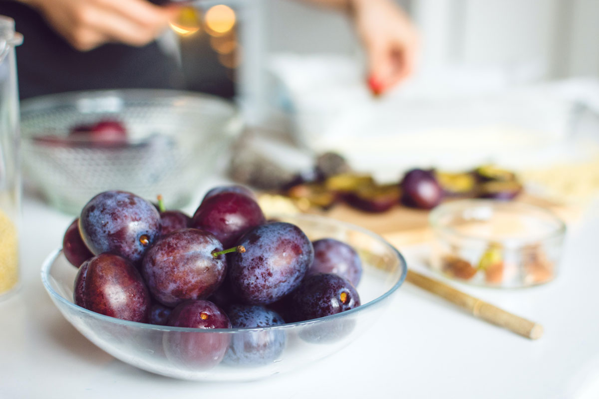 Pflaumensaft für die Verdauung