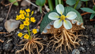 Die Astragaluswurzel mit gelben Blüten